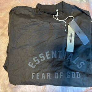 Essentials Charcoal Hoodie